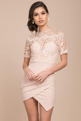 Gweneth Bodycon Dress Nude