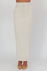 Like I Do Maxi Skirt Cream