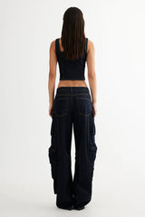 LIONESS Smokeshow Jeans Dark Denim