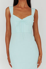 Carinn Tied Bust Maxi Dress Sky Blue