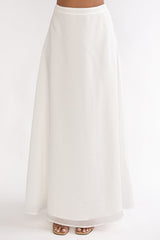 Lemora Maxi Skirt White