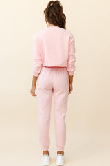 Monterey Elasticated Waist Jogger Pants Pink